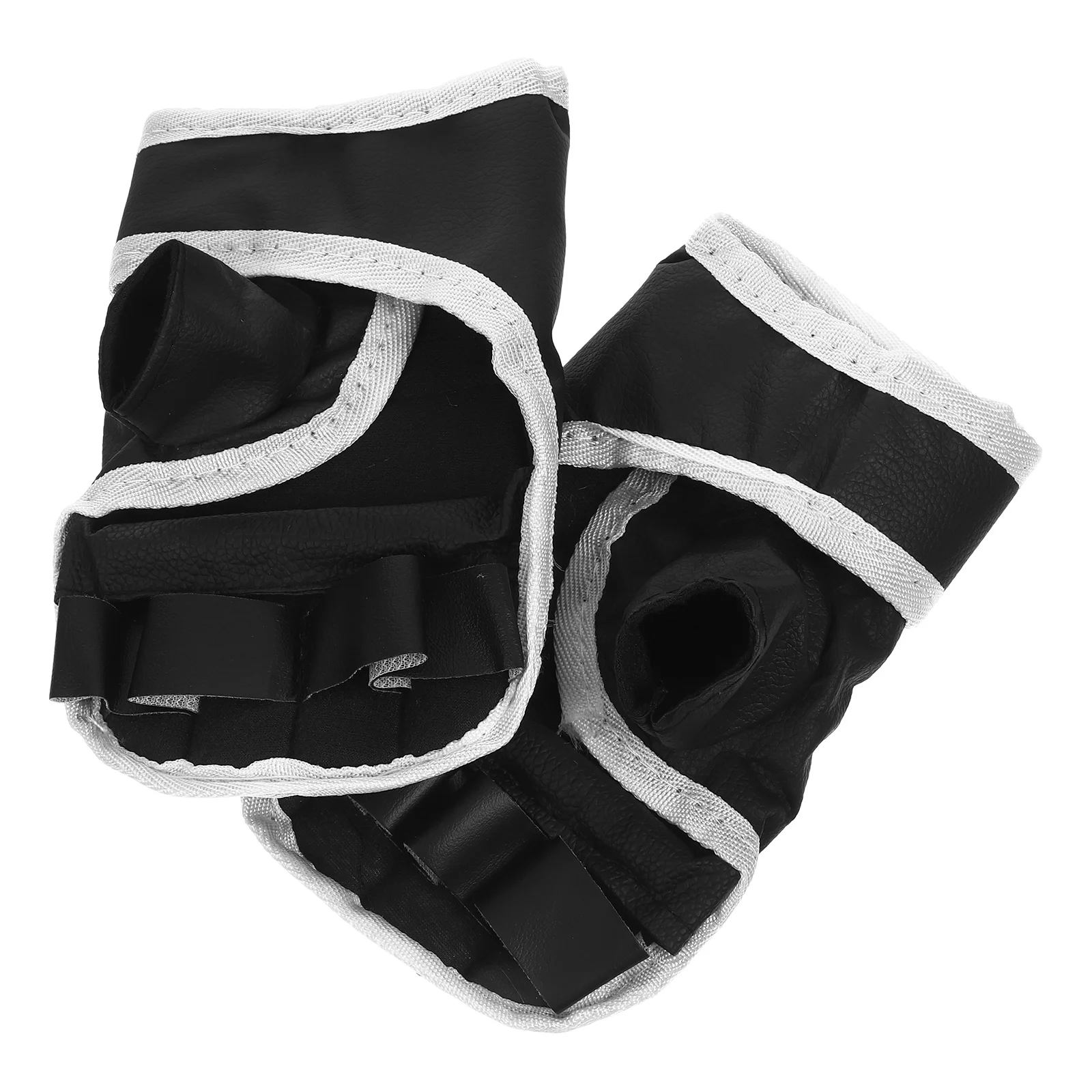 

Womens Boxing Gloves Portable Kickboxing Half Finger for Point Fingers Five Accessory Half-finger Punching Sparring Man