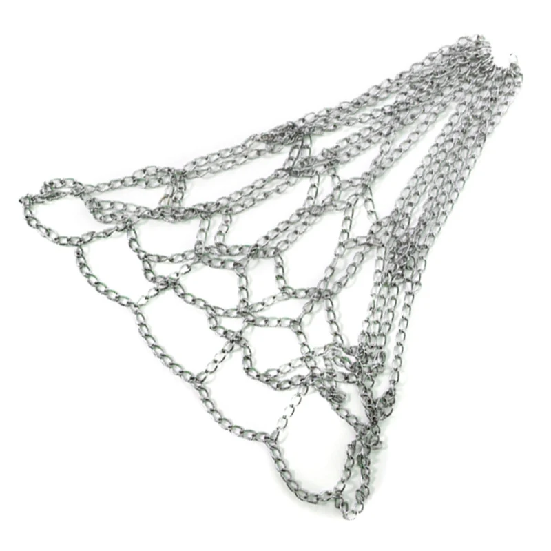 

Basketball Net Classic Sport Steel Chain Basketball Basketball Target Net Steel Chain Durable Net Outdoor Galvanized