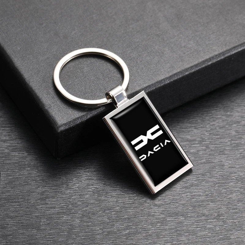 For Dacia Duster Logan Spring Sandero Stepway Dokker Lodgy Jogger MCV Accessories Motorcycle Keyring Metal Keychain car key chain