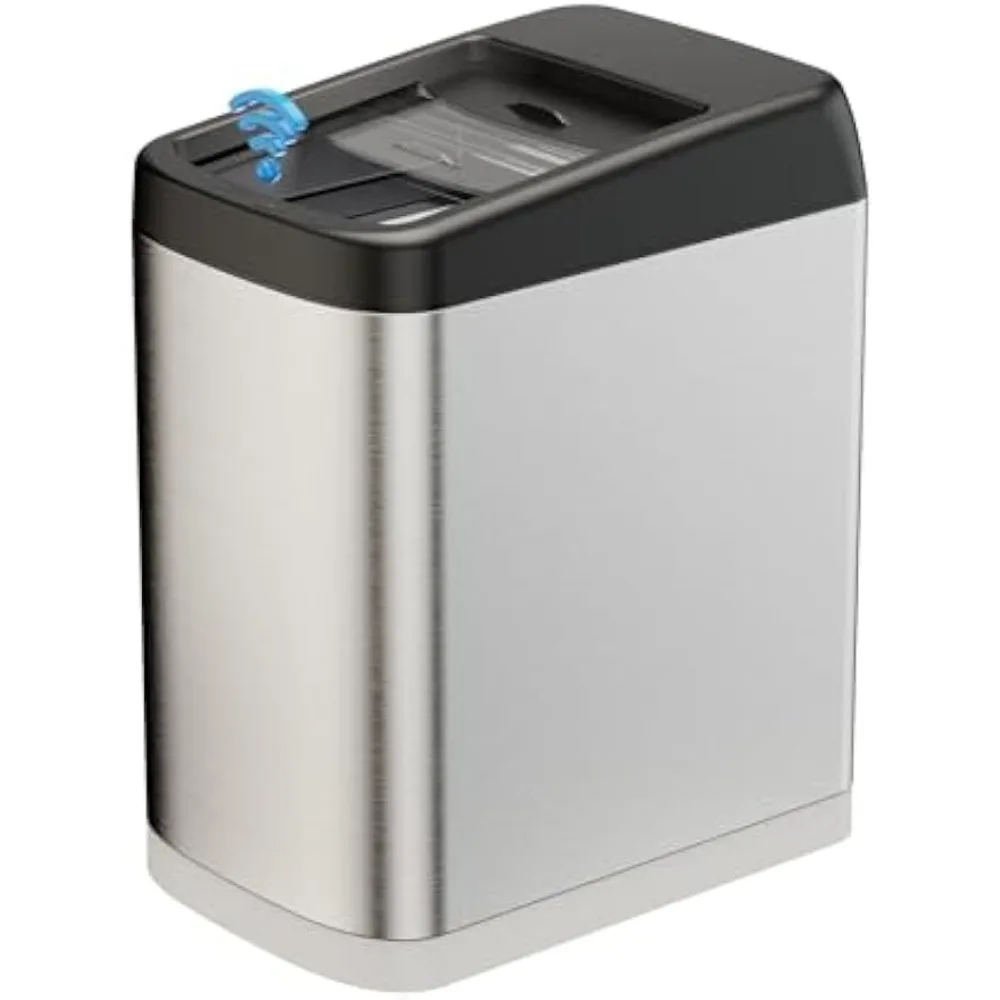 

50 Liter 13 Gallon Touchless Rectangular Automatic Motion Sensor Trash Can for Kitchen Bathroom Trash Bin Commodes Baskets House