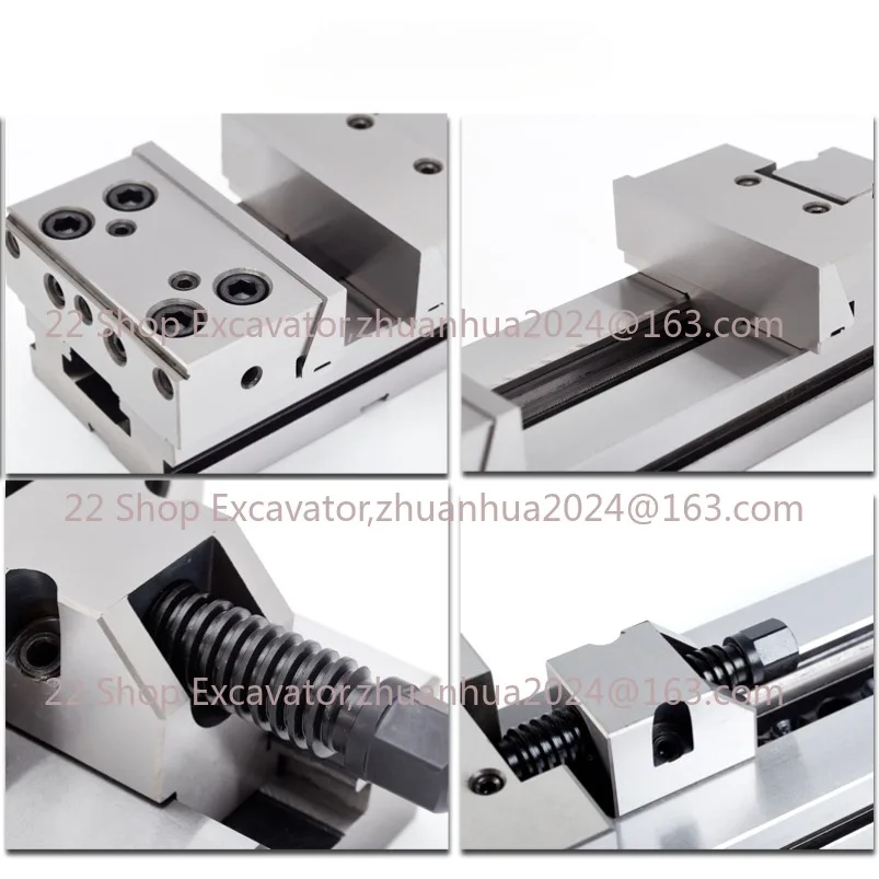 GT100 (100 x 100) 4 Inch Precision Combination Flat Nose Pliers Manual Clamp Machine Large Opening Fixture Precision Bench Vise 3