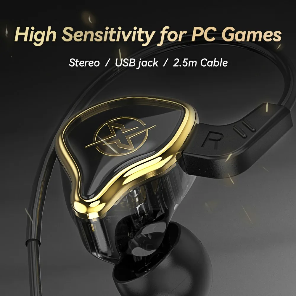 USB Gaming Headphones 7.1 Surround Sound Wired Headset with Microphone Noise Cancelling Earphone for PC Computer PS4 PS5 Laptop - Image 3