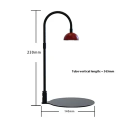 Enhanced Indoor Plant Growth Lamp with Timer and Irrigation System for Optimal Terrarium Care (Red)