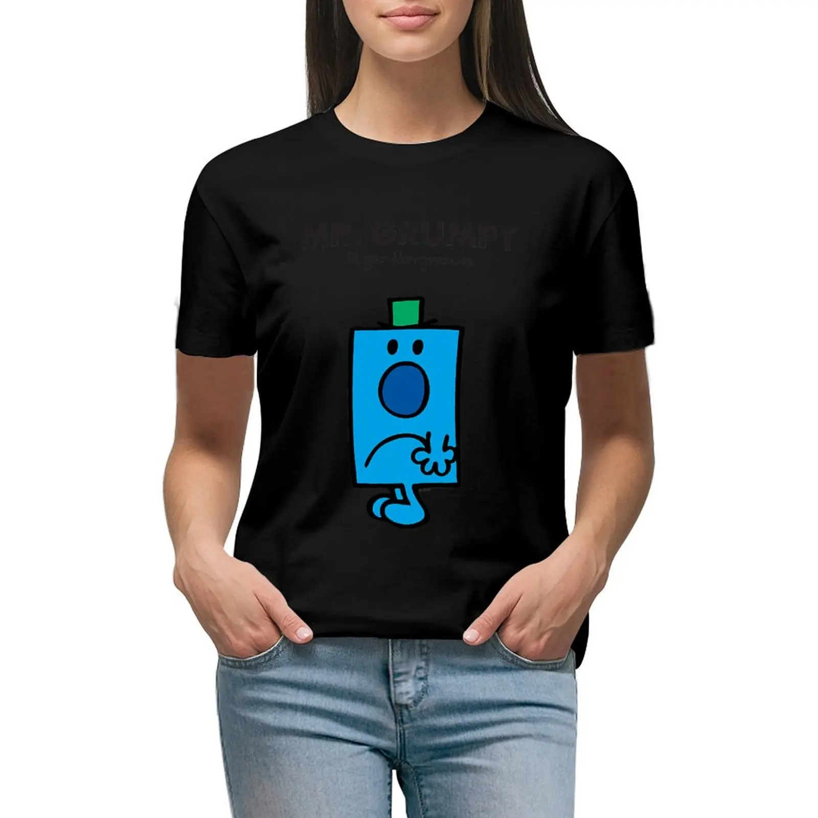 

Mr. Men Mr. Grumpy T-Shirt anime clothes aesthetic clothes plus size tops t-shirt dress for Women graphic