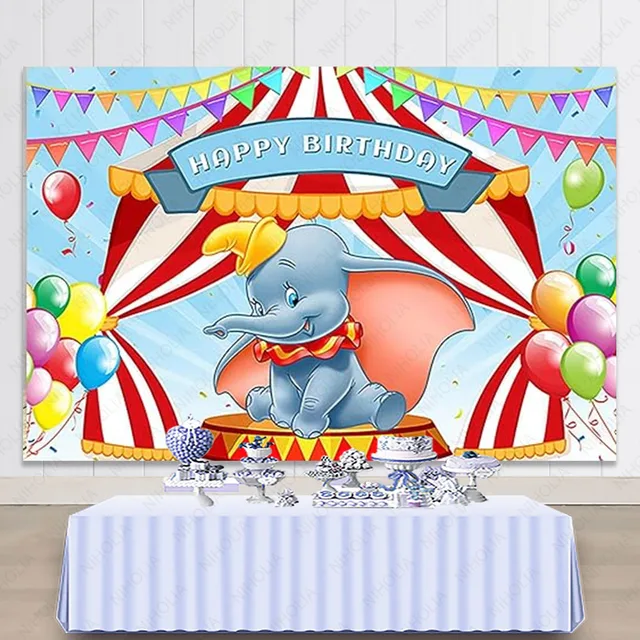 Balloon Arch Dumbo Baby Shower Ideas Dumbo Kids Happy Birthday