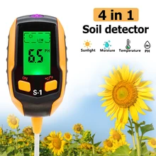 

4/5 In 1 Household Potted Pot Soil Tester Ph Detector Acidity Meter Illuminance Meter Temperature Hygrometer Moisture Meter