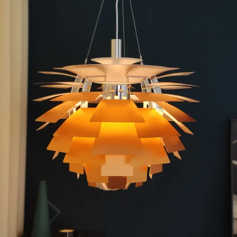 Danish Pinecone Pendant Light Nordic Design Home Decor Hnaging Chandeliers Living Dining Room Kitchen Bedroom Art Suspension 2
