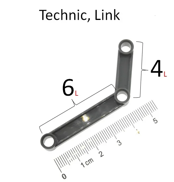 하이테크 링크 부품 빌딩 블록 위시본 서스펜션 암, 레고 테크니컬 부품 32294 32005 2739a MOC 브릭 완구와 호환 가능