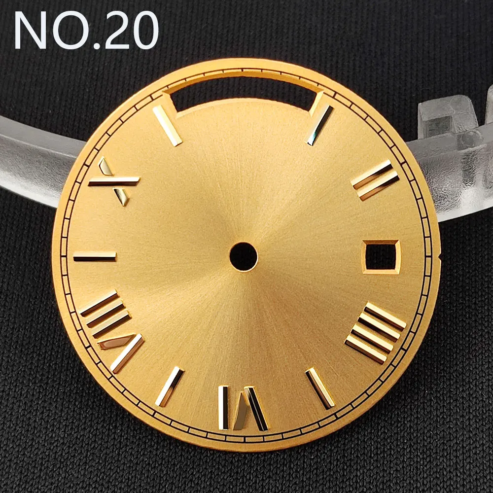 Blue Luminous 29mm Watch Dial - Sterile Mod Style