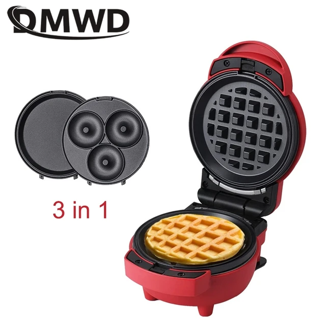110V/220V Multifunctional Waffle cake maker Non-stick Skillet Mini Omelette Egg burger maker Donut Baker Double-side heating 1