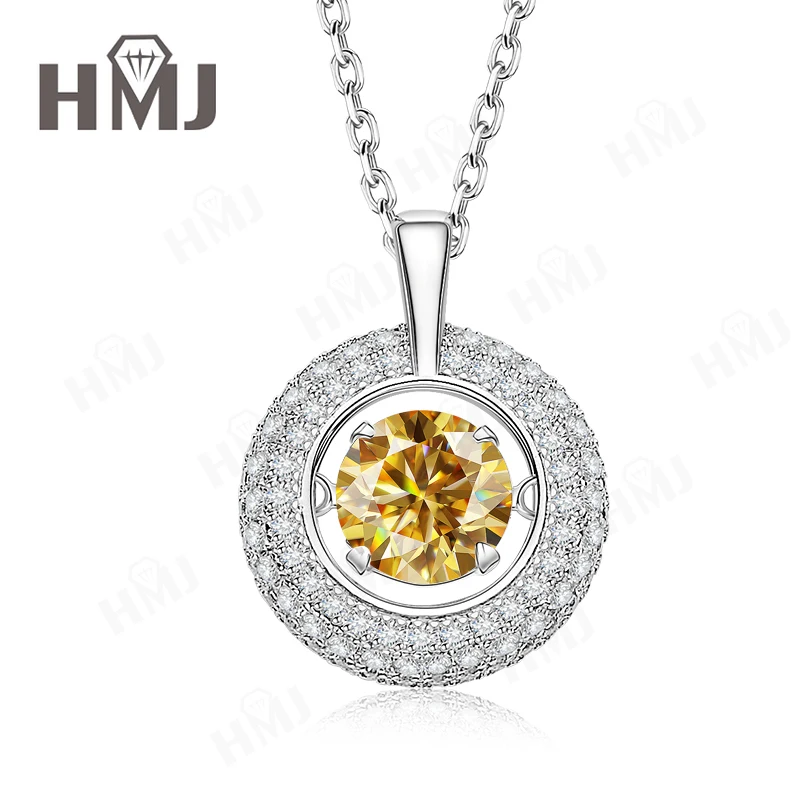 D Weiße Moissanit-Halskette mit Rundschliff, flexibel, Weißgold, bequeme Passform, verstellbare Kette, alltäglicher, eleganter, edler Schmuck, Geschenk für Sie – Detail 8