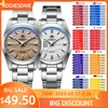 ADDIESDIVE Hot Sale AD2030 Quartz Watch Simple 10Bar Steel Dive Wristwatch Bubble Mirror Pot Cover Glass Sports 36mm Men Watches 1