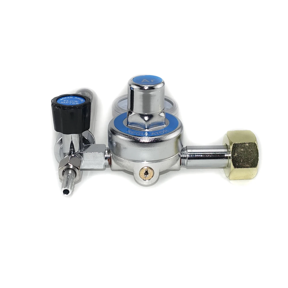 Gas Regulator Flowmeter for MIG/MAG TIG Welding 0-25 Mpa Argon CO2 Helium Nitrogen Gas Meter Guage 4