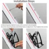 Bicycle Water Bottle Cage Colorful Gradient Cycling Bottle Holder Ultralight MTB Road Bike Water Bottle Bracket 5