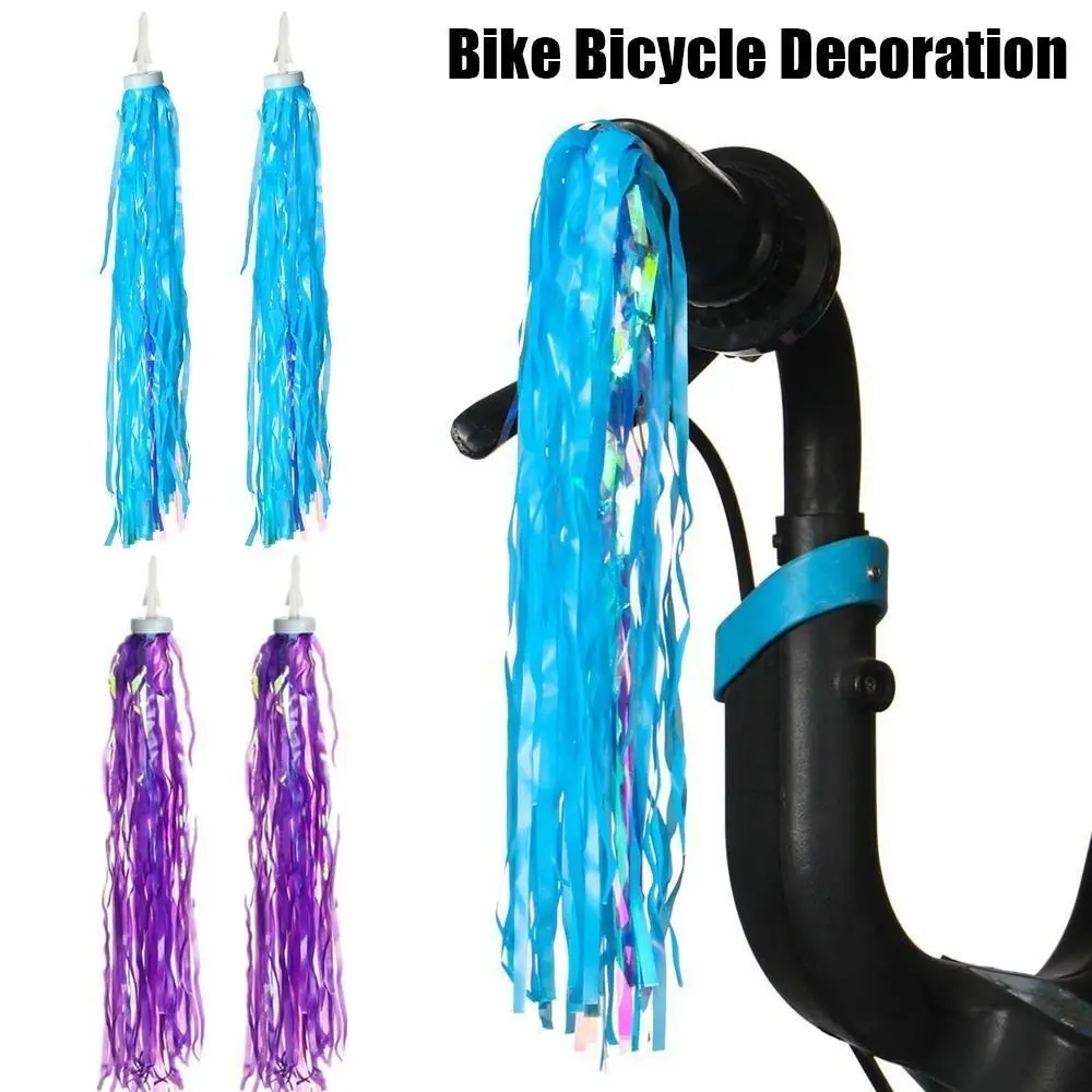 Fashion Cycling Equipment Kids Bike Tassels PE Multicolor Bicycle Streamers Princess Car Children Bicycle Bike Decor Ribbon