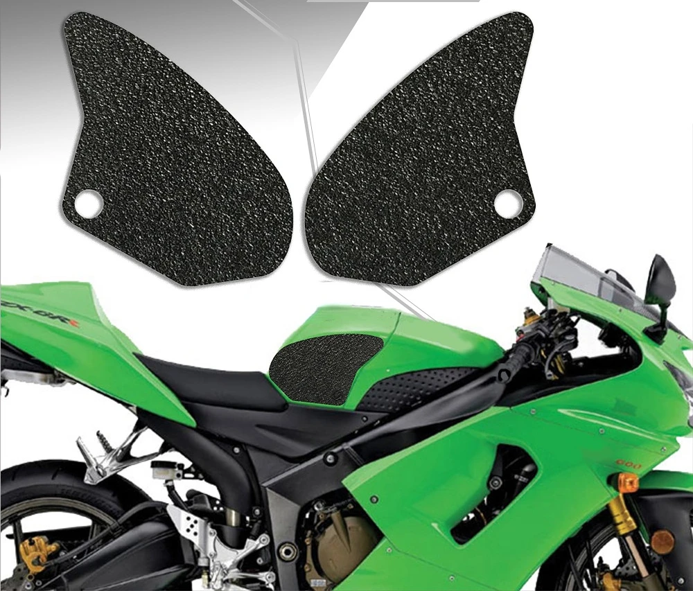 Adesivi 3D Sticker Decal Emblem Protector Tank Pad Tank Grip Per Kawasaki 2005-2006 Ninja Zx-6R 636 2005-2006 Ninja Zx-6Rr 600