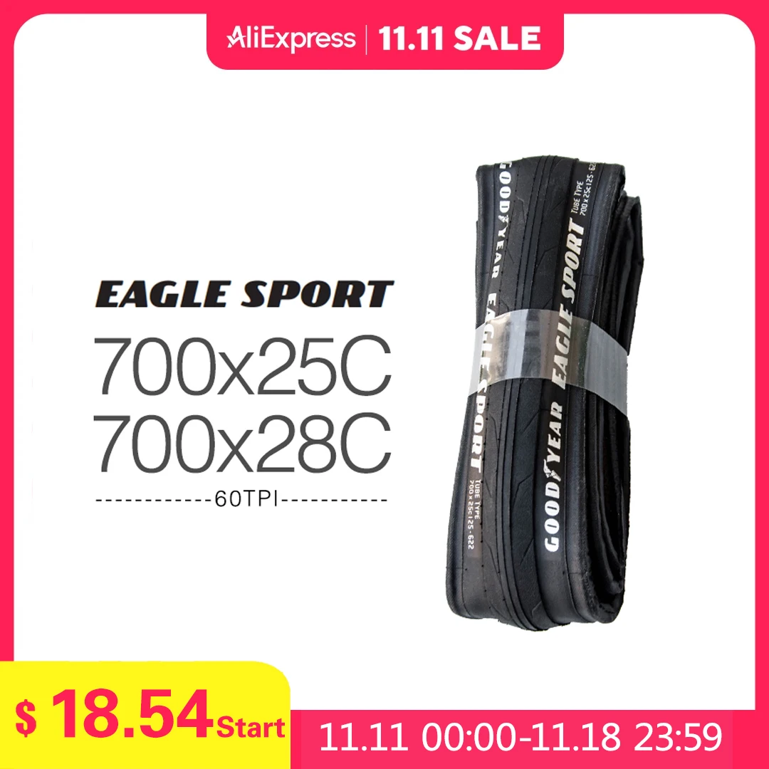 Goodyear Eagle Sport 700X28C Road Bicycle Tyre 700X25C Clincher Tire Tube Tyre Tire Fold Bicycle Gravel Cycling Accessories bike