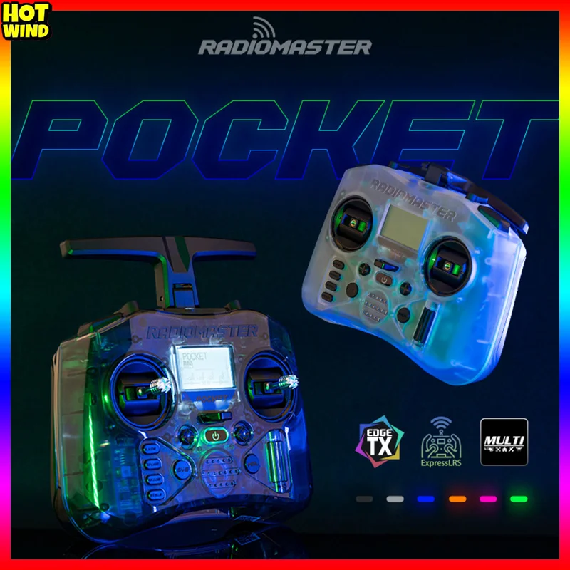 

Радиоприемник Radiomaster Карманный Elrs /cc2500 с дистанционным управлением, портативная складная антенна, легкий передатчик для Rc Fpv