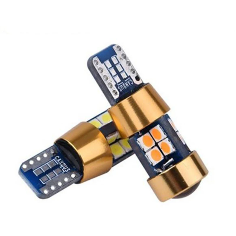 

1 шт. универсальная лампа янтарного цвета T10 15 Вт 3030 19SMD Canbus, без ошибок, детской парковки, лампочки 12 В, 24 В, 6000K