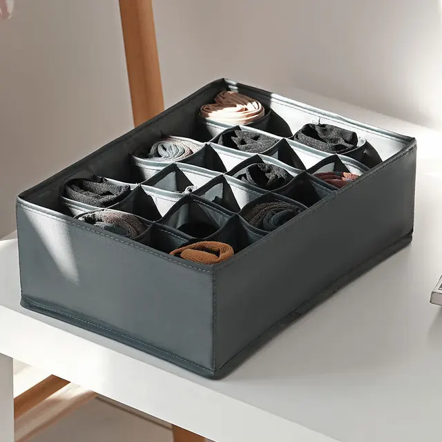 Organisateur pour sous-vêtements chaussettes soutien-gorge pantalon écharpe cravate boîte de rangement jean vêtements Organization diviseurs pour tiroirs organisateur de vêtements 3