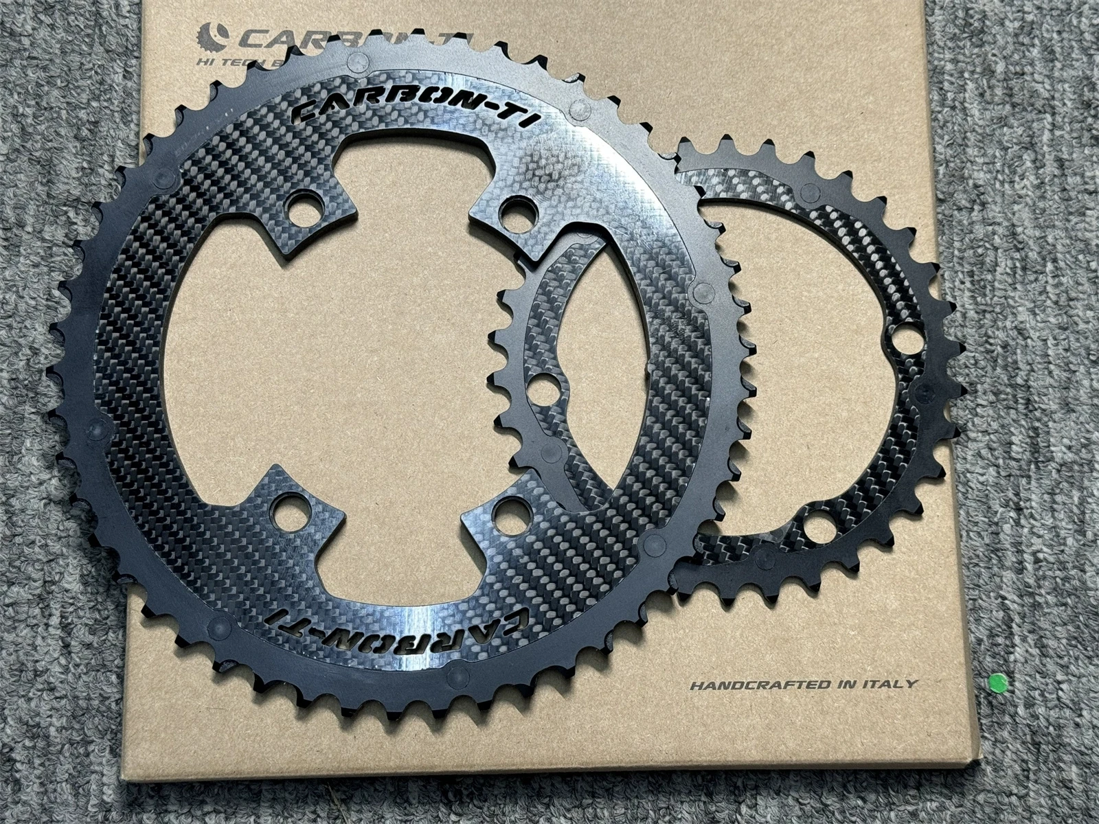 Carbon-Ti CT carbon chainring Evo AXS Spider/gear arms4 4633