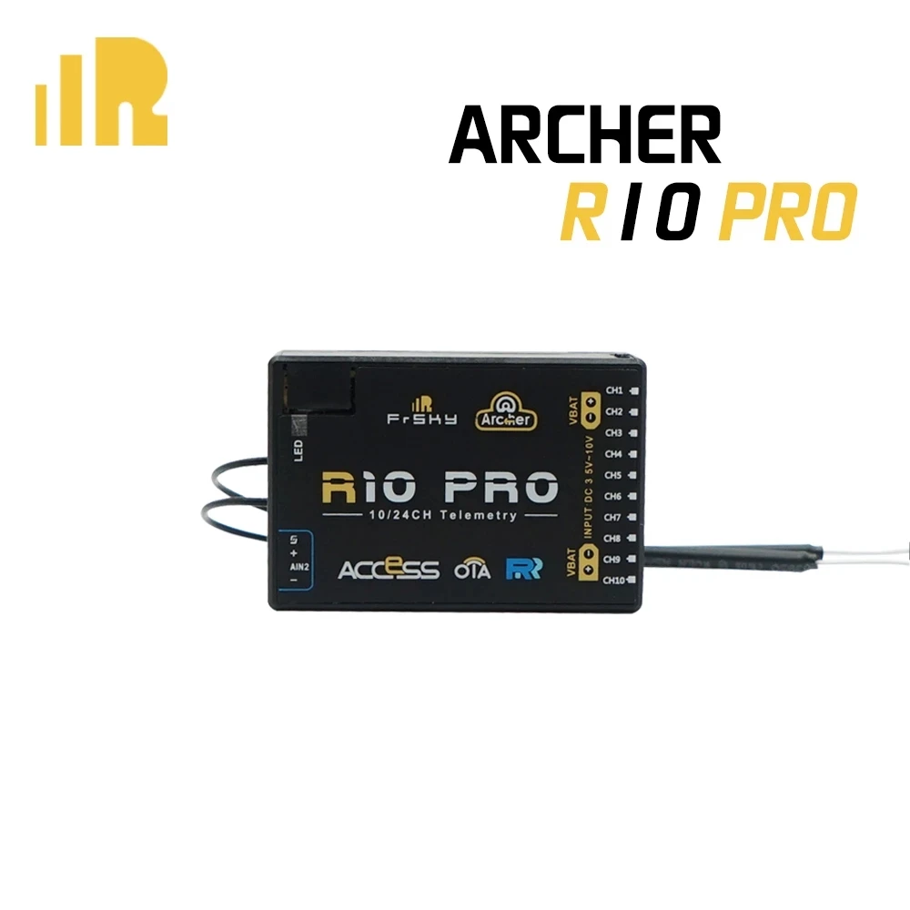 

FrSky 2.4GHz ACCESS ARCHER R10 PRO RECEIVER supports signal redundancy with OTA