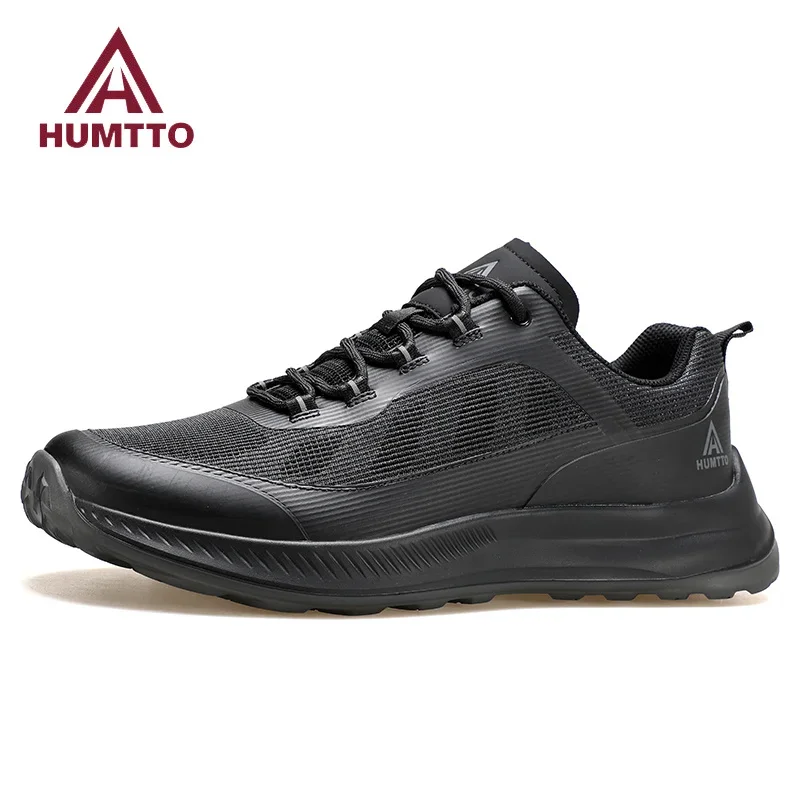 

HUMTTO Breathable Luxury Designer Shoes for Men Cushioning Running Shoes Black Man Casual Sneakers Sports Jogging Mens Trainers