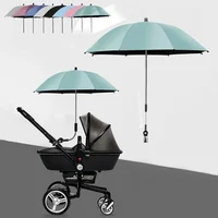 UV Protection Baby Stroller Umbrella With Clamp Universal Sunscree Rainproof Stroller Cover Umbrella  Baby Stroller Accessories