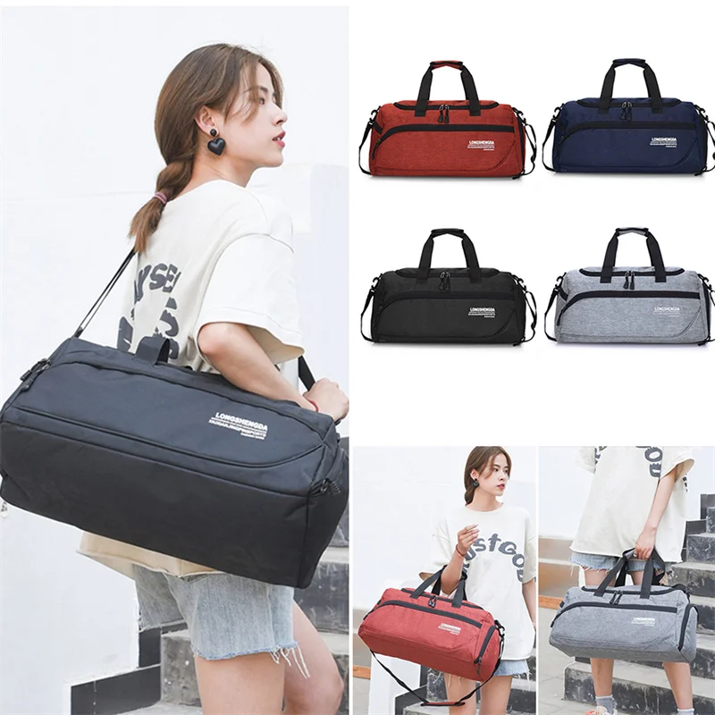 

Sport Gym Bag Men Women Outdoor Waterproof Large Capacity Separate Space For Shoes Pouch Fitness Sports Backpack Travel Bag