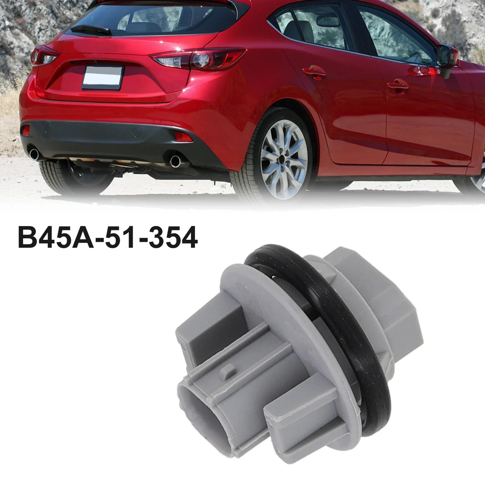 

Turn Signal Light Socket Plastic Gray OEM Turn Signal Light Socket Left Right Front For Mazda 3 2014-2018 B45A-51-354