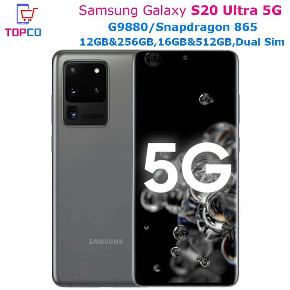 Samsung Galaxy S Ultra 5g G90 256gb 512gb Rom Original Unlocked Cellphone Snapdragon 865 Octa Core 6 9 Quad Cameras Nfc Mobile Phones Aliexpress