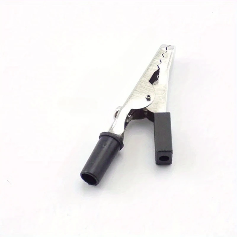 Metal Alligator Clips 10 pcs 50mm Test Clips Electronic Product Test Clips With Screws And Solder Ports Electrician Wire