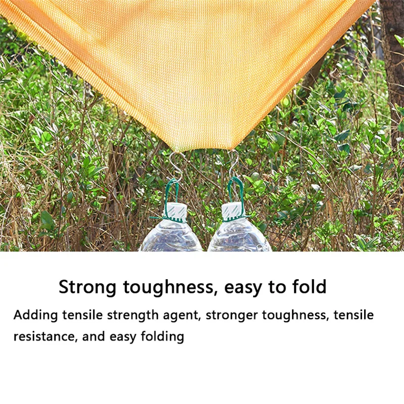 Sunshade Net 2m/3m/4m Beige Wrap-around Perforated Thickened Heat Insulation Summer Outdoor Shade Screen