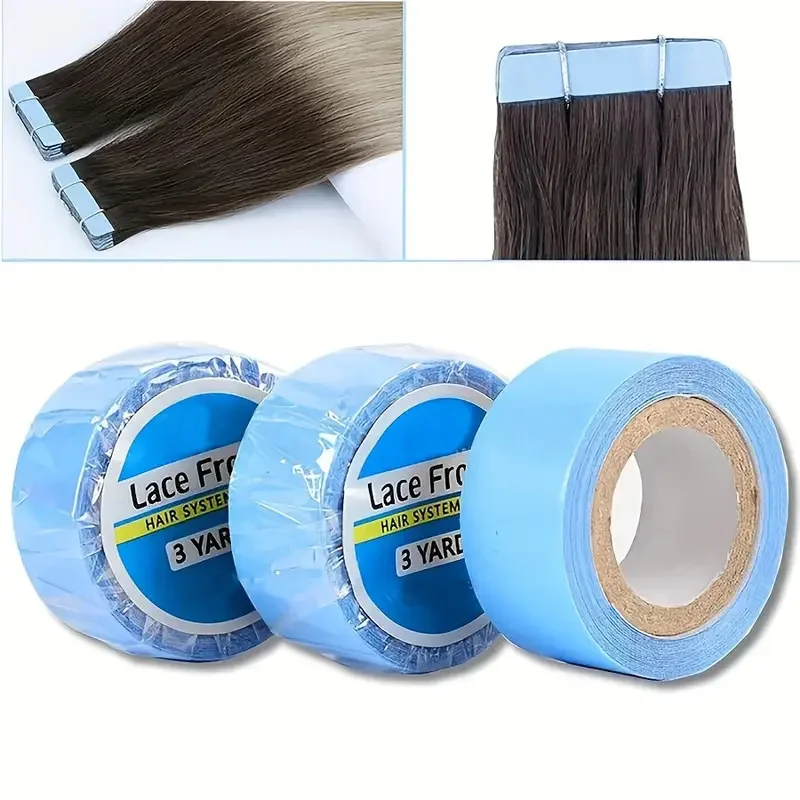 3 Yards/Roll Hair System Tape Double Side Tape Ultra Hold Hair Extension Tapes For Lace Closure Toupee Front Wig