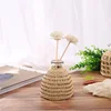 Glasses Rattan Vases,Flower Nordic Style Modern Decorative Vases Desktop Decor Vase for Home Living Room Decor Room Decoration 4