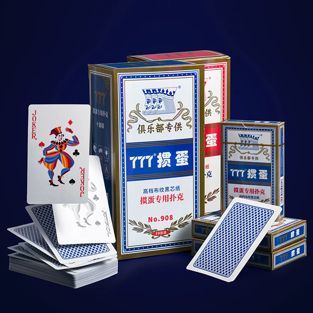 Playing Cards Black Core Paper Playing Cards Baccarat Texas Hold'em Bridge Poker 1pcs/10pcs Package
