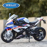 WELLY 1:12 BMW S1000RR Alloy Sports Motorcycle Model Diecast Metal Toy Street Racing Motorcycle Model Collection Childrens Gifts 2