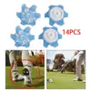 14Pcs Golf Shoe Spikes Durable Golf Shoe Replacements TPU for Women Men 4