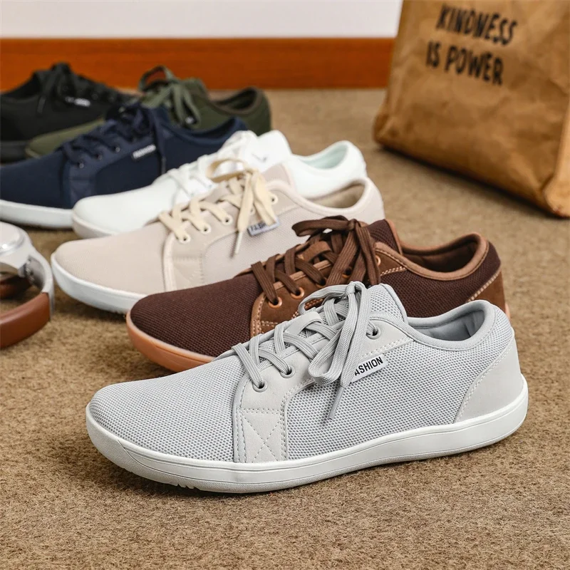 Casual Shoes Mens Wide Toe Unisex Breathable Walking Flats