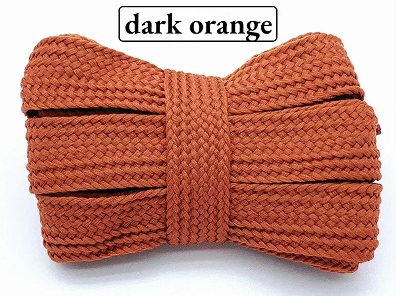 Premium Quality Colored Flat Soft Laces for Sneakers - 2cm Wide, Thickened Design