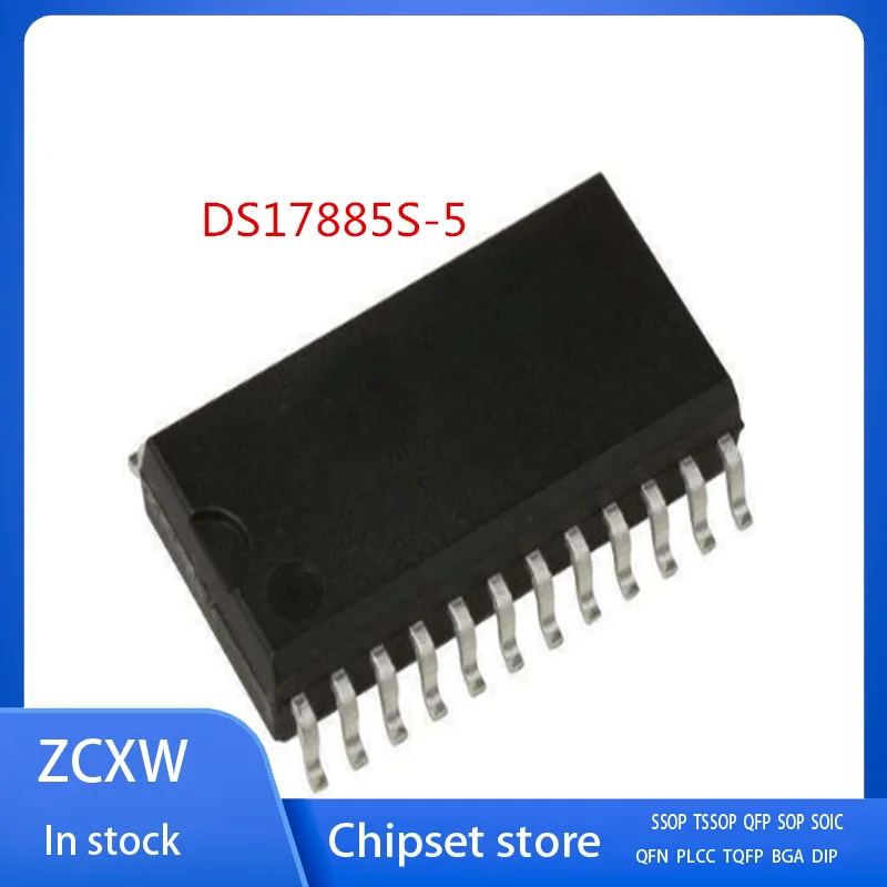 

10PCS/LOT NEW DS17885S-5 DS17885S SOP24