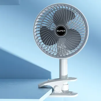 충전식 휴대용 책상 선풍기, 저소음 에너지 절약, 벽걸이 데스크탑 선풍기