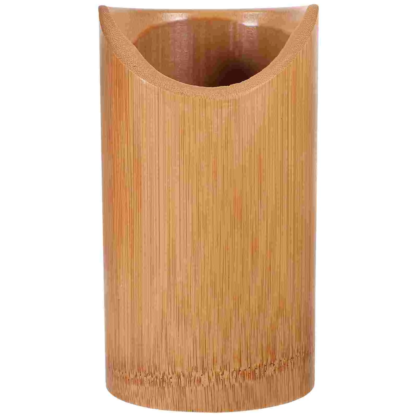 

Cutlery Rack Spoon Wooden Utensil Organizer Bamboo Chopstick Draining Dispenser