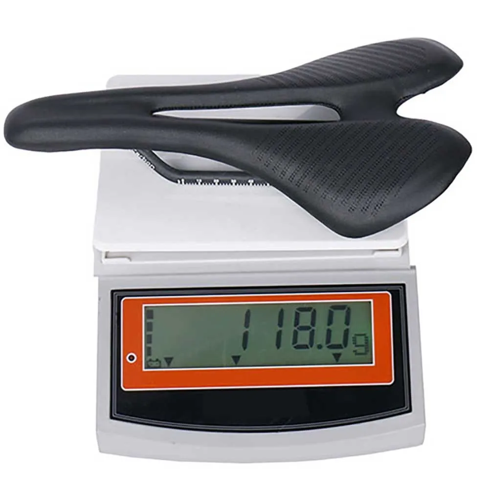 ELITAONE Carbon Bicycle Saddle 270x143mm Super Light Leather MTB Road Bike 115g Bicycle Saddle