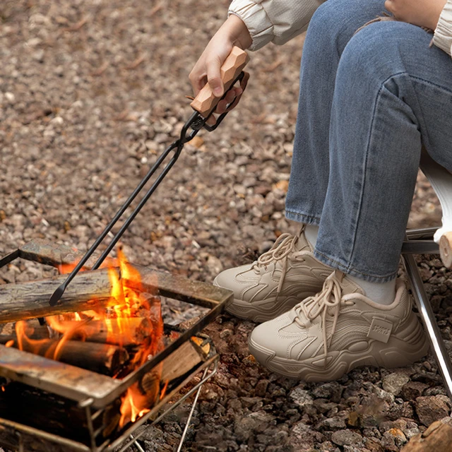 Firewood Tongs Log Grabber for Fire Pit Campfire Firepit Bonfire Fireplace  Heavy Duty Wrought Iron Claw Outdoor Camping Toos - AliExpress