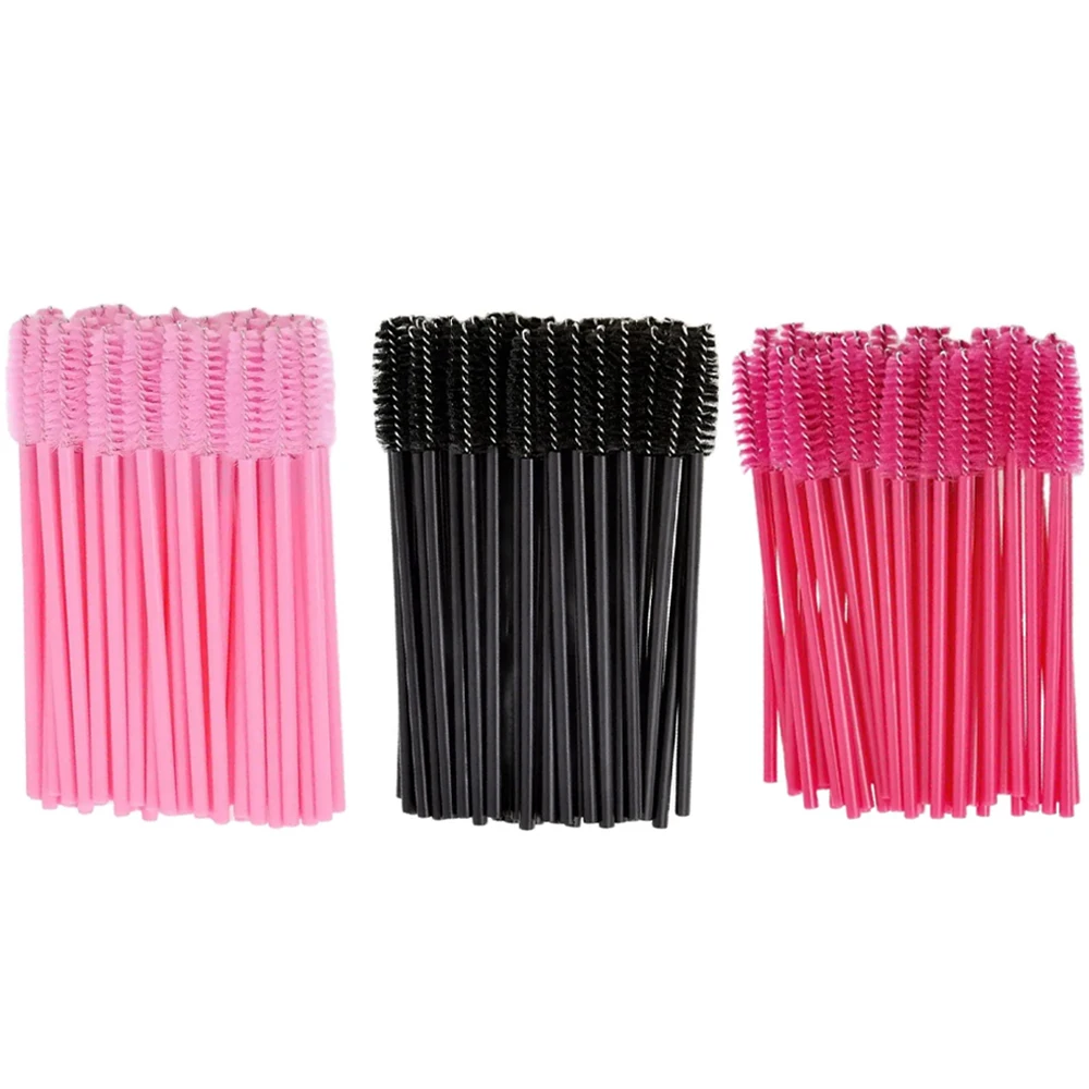 

200/500/1000Pcs Disposable Eyelash Brush Eyelashes Extension Eyebrow Brush Mascara Wands Applicator Spoolers Eye Lashes makeup