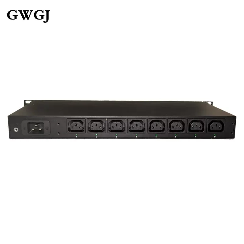 PDU 跮  Ʈ Ʈ PDU iec ĳ , C13 HTTP SSH SNMP ڳ ,   LAN , 8 Ʈ, 19 ġ