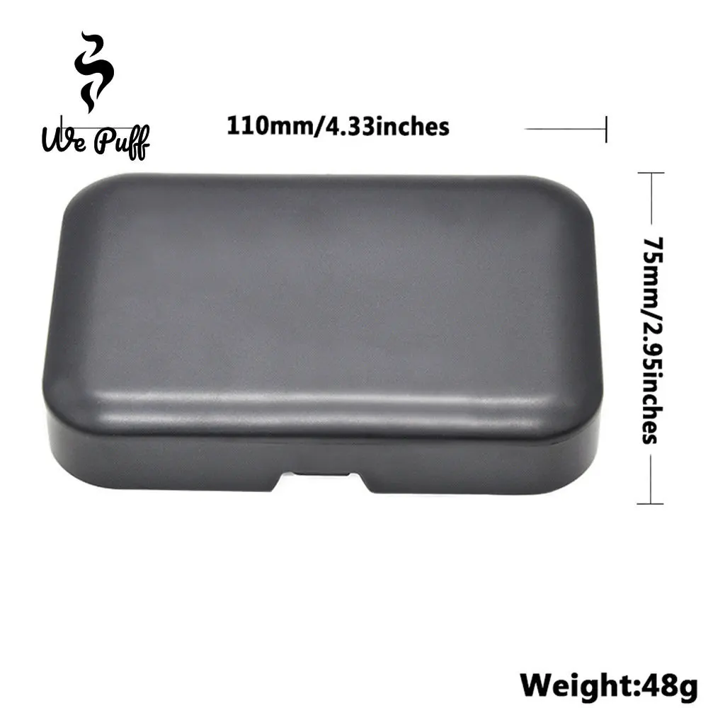 WE PUFF Portable Tobacco Box Plastic 110mm*75mm Cigerette Case