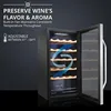 24 Bottle Compressor Wine Cooler Refrigerator w/Lock | Large Freestanding Wine Cellar For Red,White,Champagne or Sparkling Wine 4