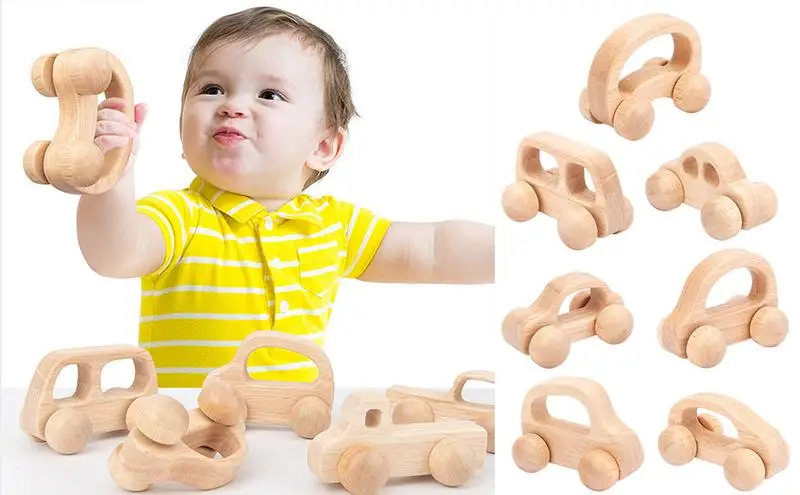 

Cars Fine Motor Toy For Preschool Toddler Car Decoration Gift Kids Mini Wooden Cars Learning Educational Toys For Boys Girls